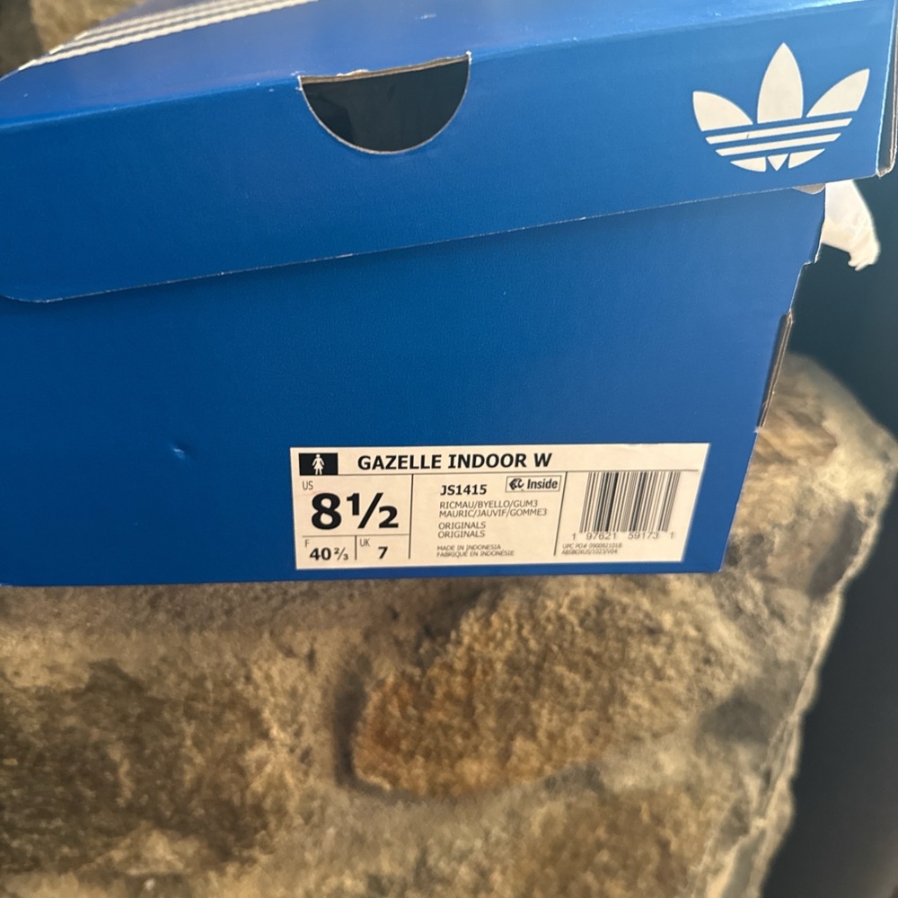 Adidas Purple and yellow Gazelles - Picture 3 of 3